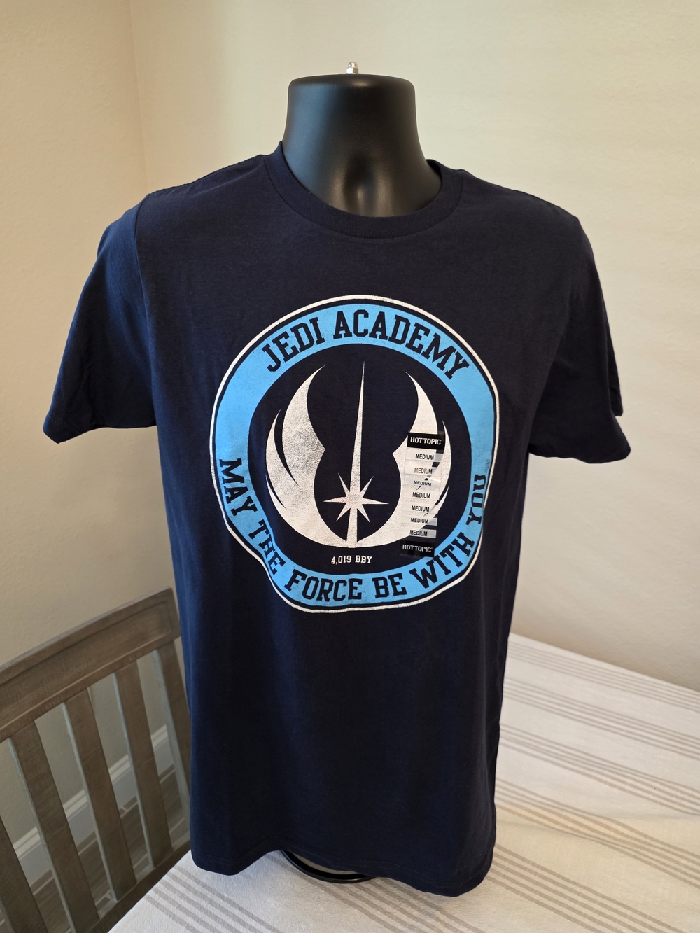 Jedi Academy "May The Force Be With You" Graphic Tee - Navy Blue